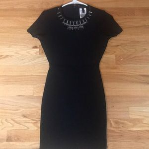 Like new BCBG MAXAZRIA all black dress